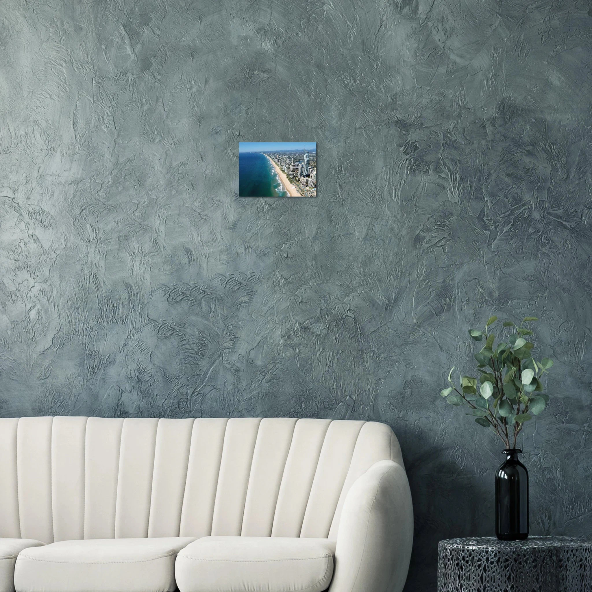 Gold Coast, Australien – Queensland-Küste mit Superbank Pointbreaks wie Snapper Rocks und Kirra. Poster.