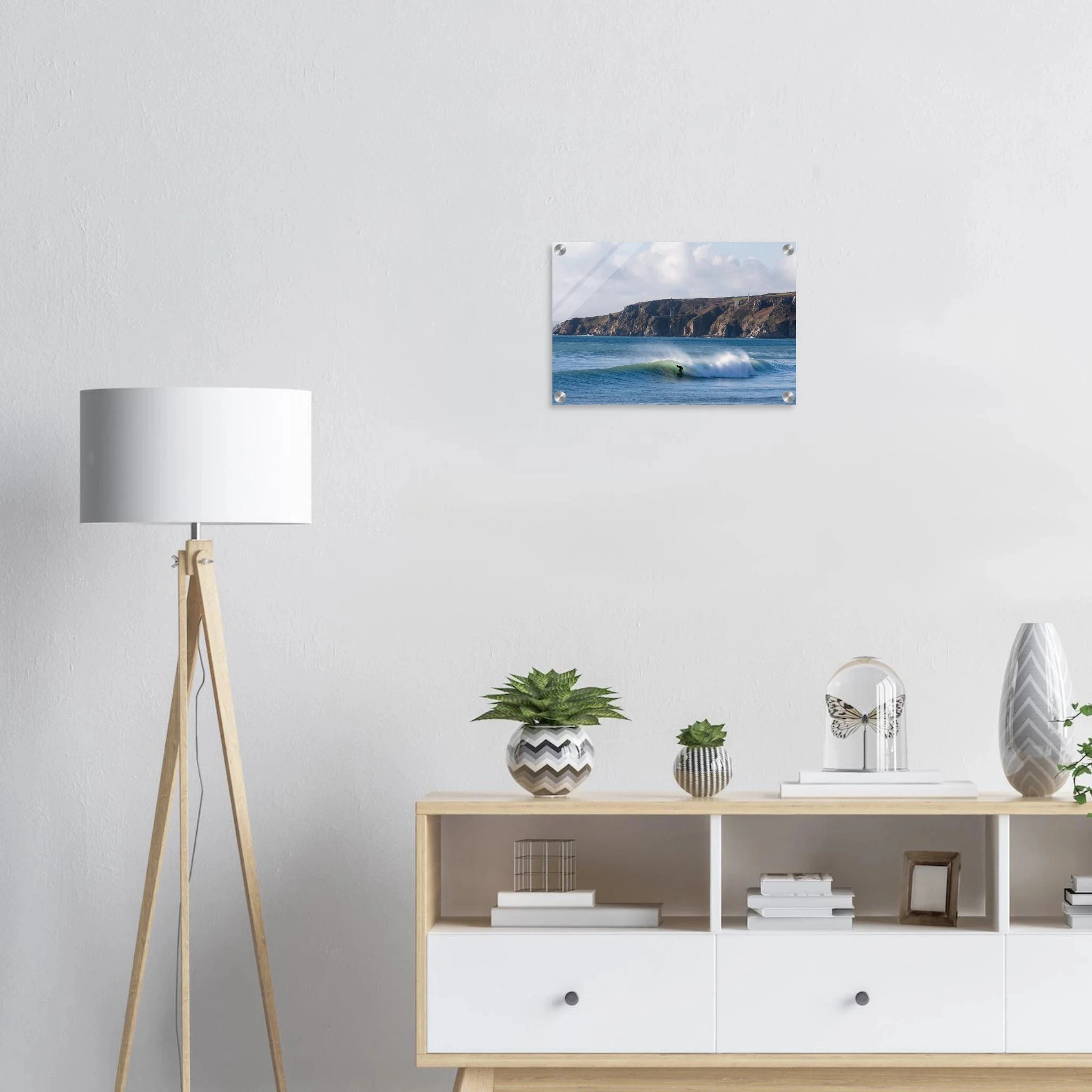 Newquay, England – Surfhauptstadt Cornwalls mit Fistral Beach und britischer Boardriders-Tradition. Kunstdruck auf Acrylglas.