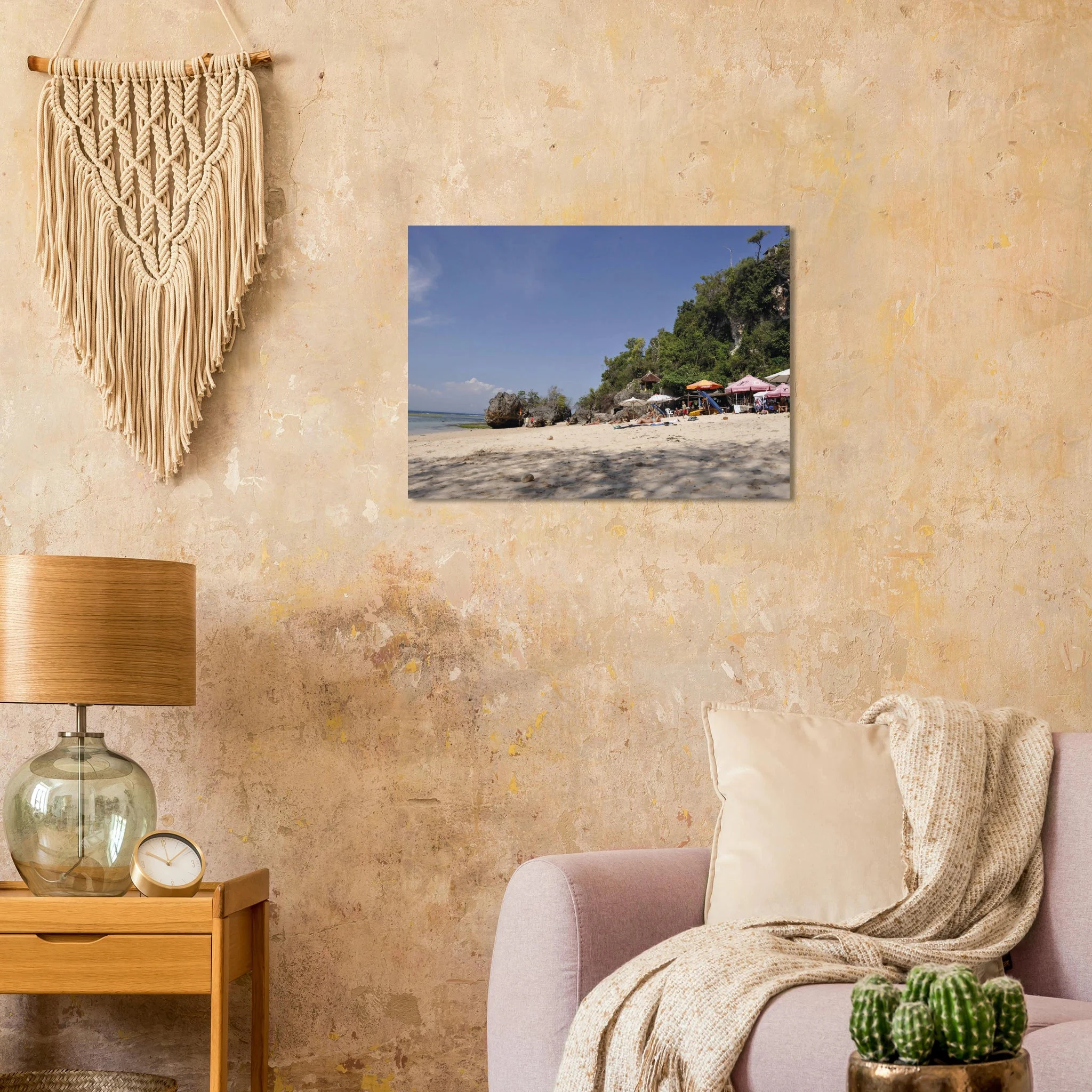 Padang Padang, Bali (Indonesien) – Linker Reefbreak auf der Bukit-Halbinsel, bekannt als balinesisches Pipeline-Pendant. Kunstdruck auf Alu-Dibond.
