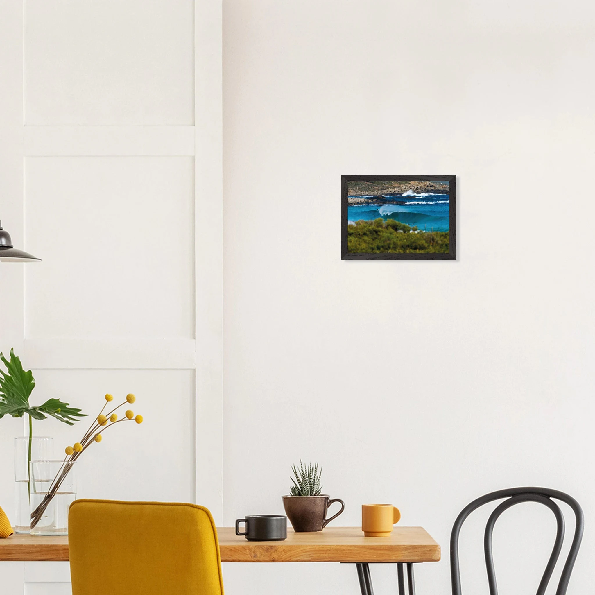 Margaret River, Australien – Westaustralische Region mit kräftigen Reefbreaks und mehreren Hai-relevanten Spots. Kunstdruck im Galerie-Holzrahmen auf mattem Premiumpapier.