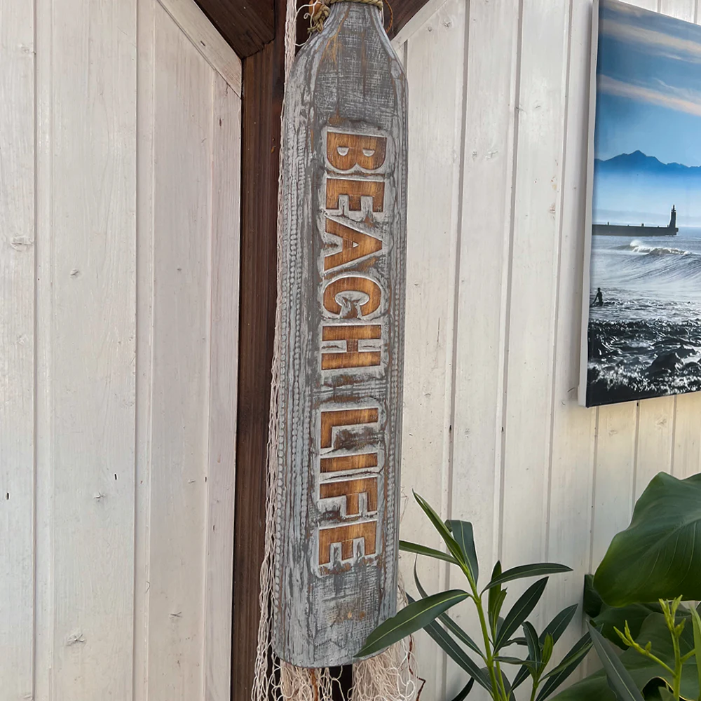 Holz Paddel "Beach Life" 115cm Deko