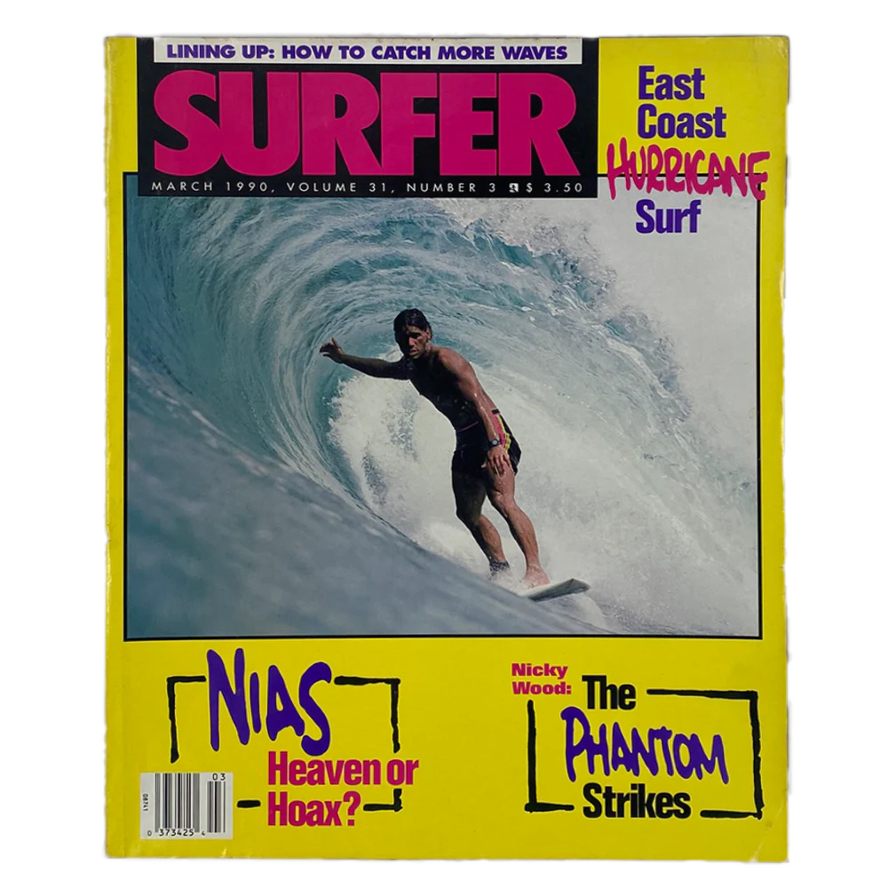 SURFER Magazin März 1990 – Nias, Hurricane Surf & Phantom Strikes