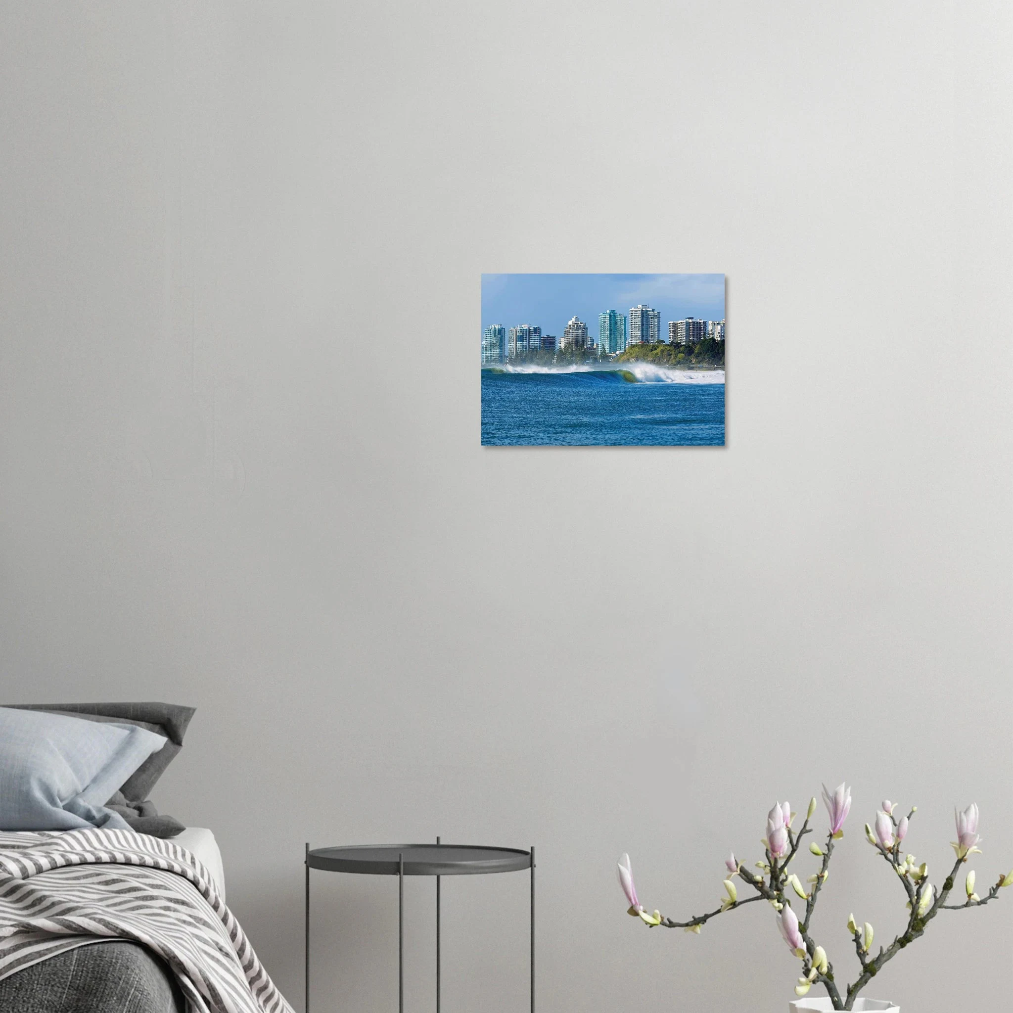 Gold Coast, Australien – Queensland-Küste mit Superbank Pointbreaks wie Snapper Rocks und Kirra. Poster.