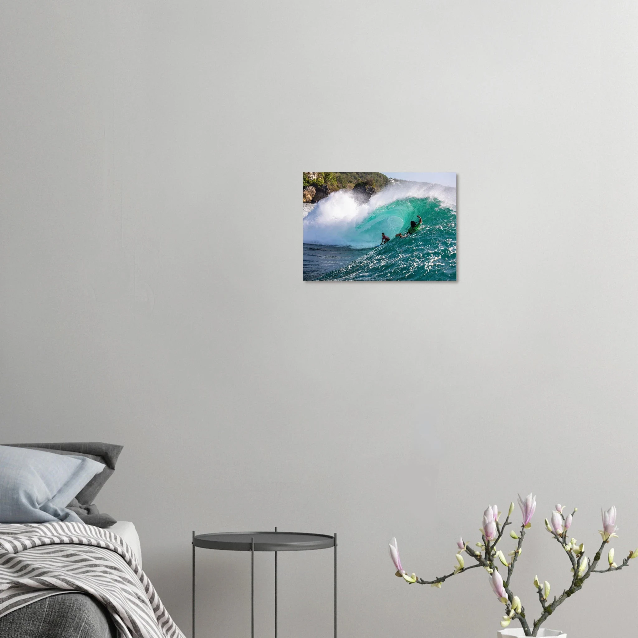 Padang Padang, Bali (Indonesien) – Linker Reefbreak auf der Bukit-Halbinsel, bekannt als balinesisches Pipeline-Pendant. Poster.
