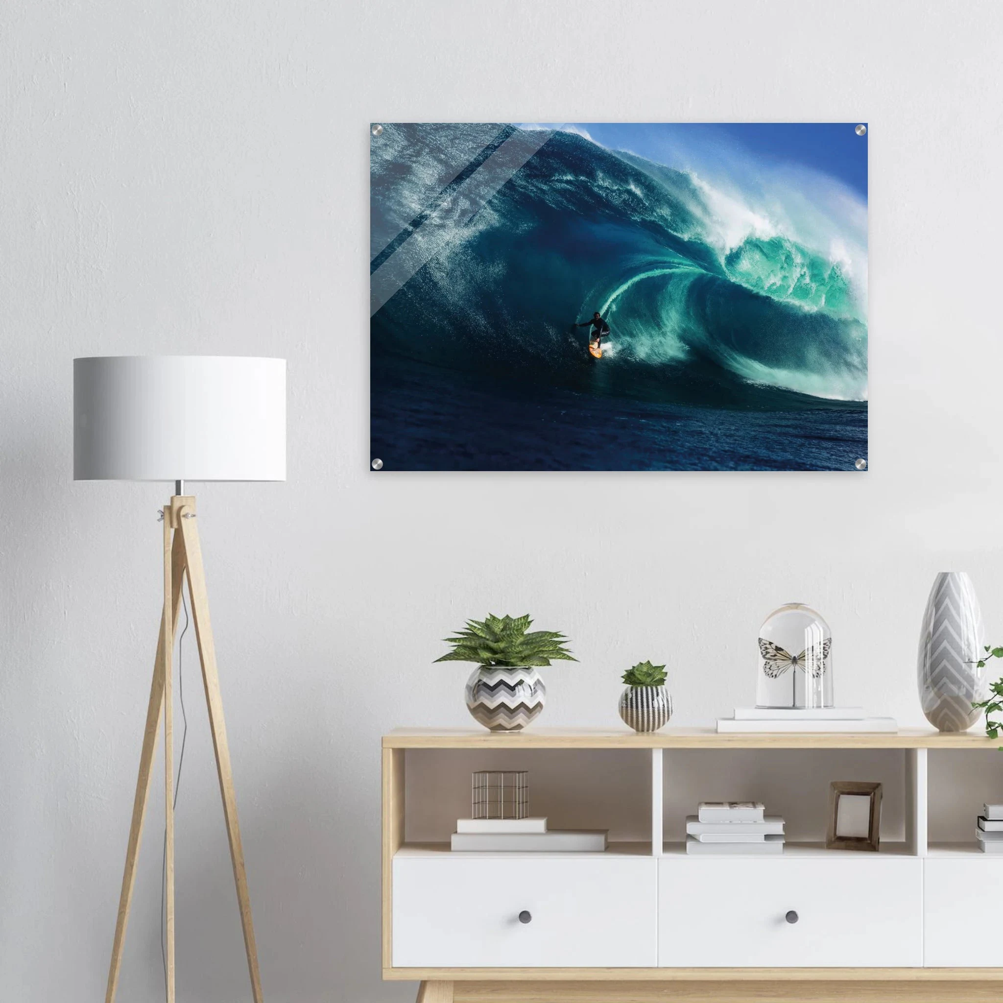 Margaret River, Australien – Westaustralische Region mit kräftigen Reefbreaks und mehreren Hai-relevanten Spots. Kunstdruck auf Acrylglas.