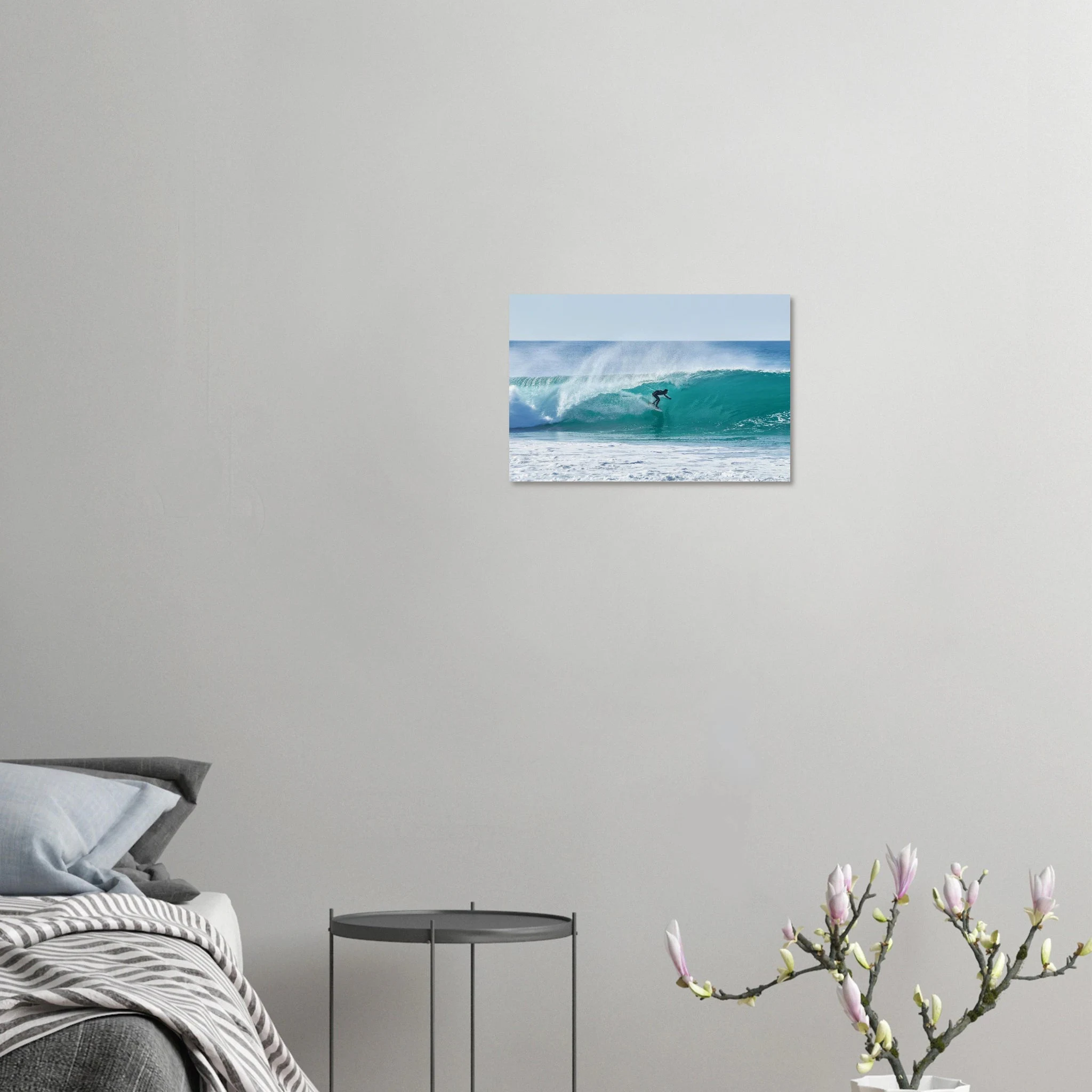 Siargao, Philippinen – Tropische Insel mit rechtem Reefbreak Cloud 9, Austragungsort der Siargao Cup. Kunstdruck auf Alu-Dibond.
