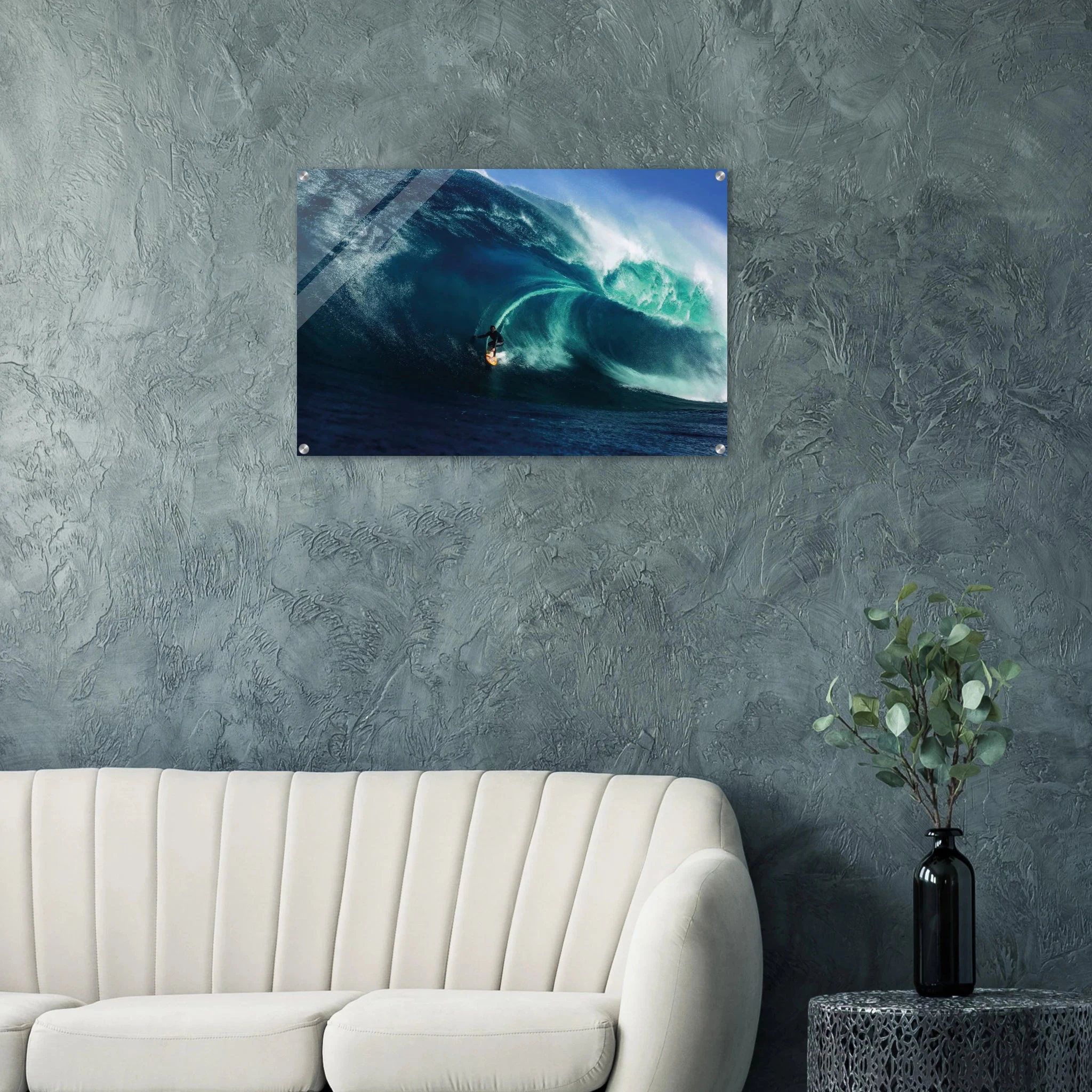 Margaret River, Australien – Westaustralische Region mit kräftigen Reefbreaks und mehreren Hai-relevanten Spots. Kunstdruck auf Acrylglas.