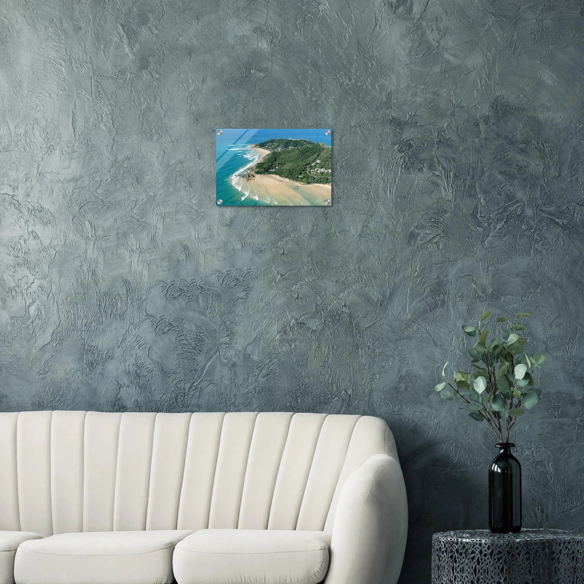 Byron Bay, Australien – Östlichster Punkt Australiens mit langen Pointbreaks und entspanntem Longboard-Flair. Kunstdruck auf Acrylglas.