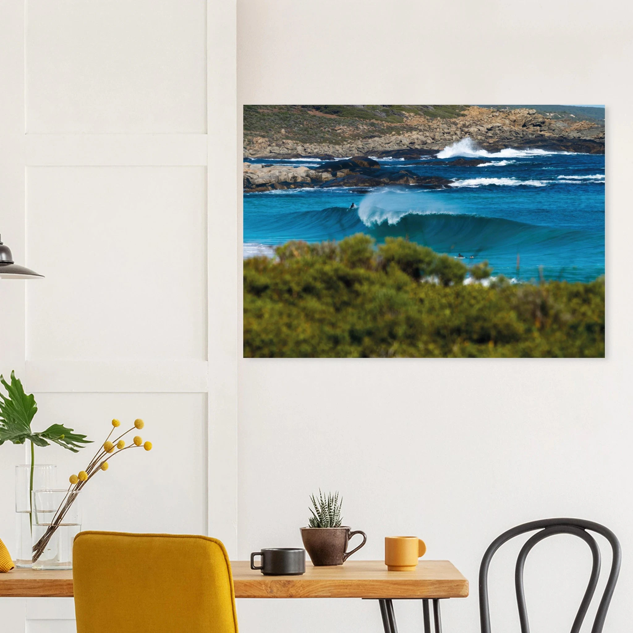 Margaret River, Australien – Westaustralische Region mit kräftigen Reefbreaks und mehreren Hai-relevanten Spots. Poster.