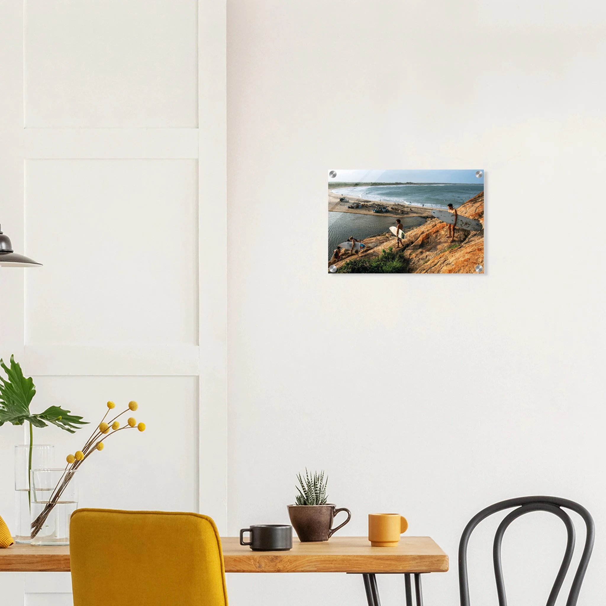 Arugam Bay, Sri Lanka – Rechter Pointbreak an der Ostküste Sri Lankas mit langer Saison von Mai bis September. Kunstdruck auf Acrylglas.