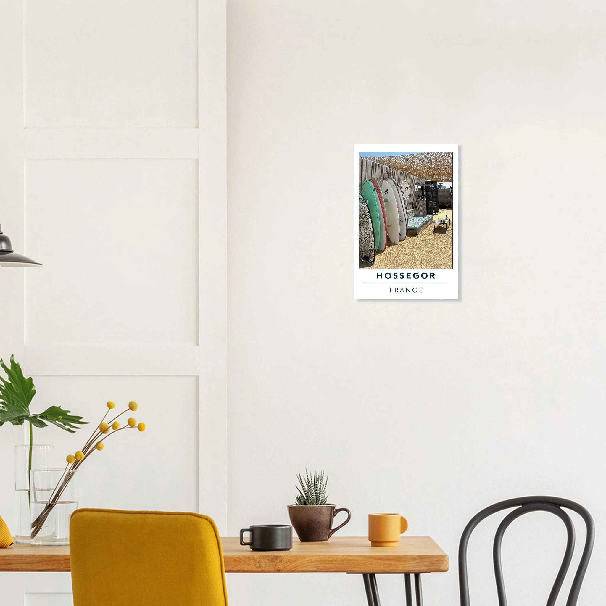 Hossegor, Frankreich – Beachbreak-Hotspot in den Landes, Austragungsort der WSL-Quiksilver-Pro-Wettkämpfe. Kunstdruck auf Alu-Dibond.