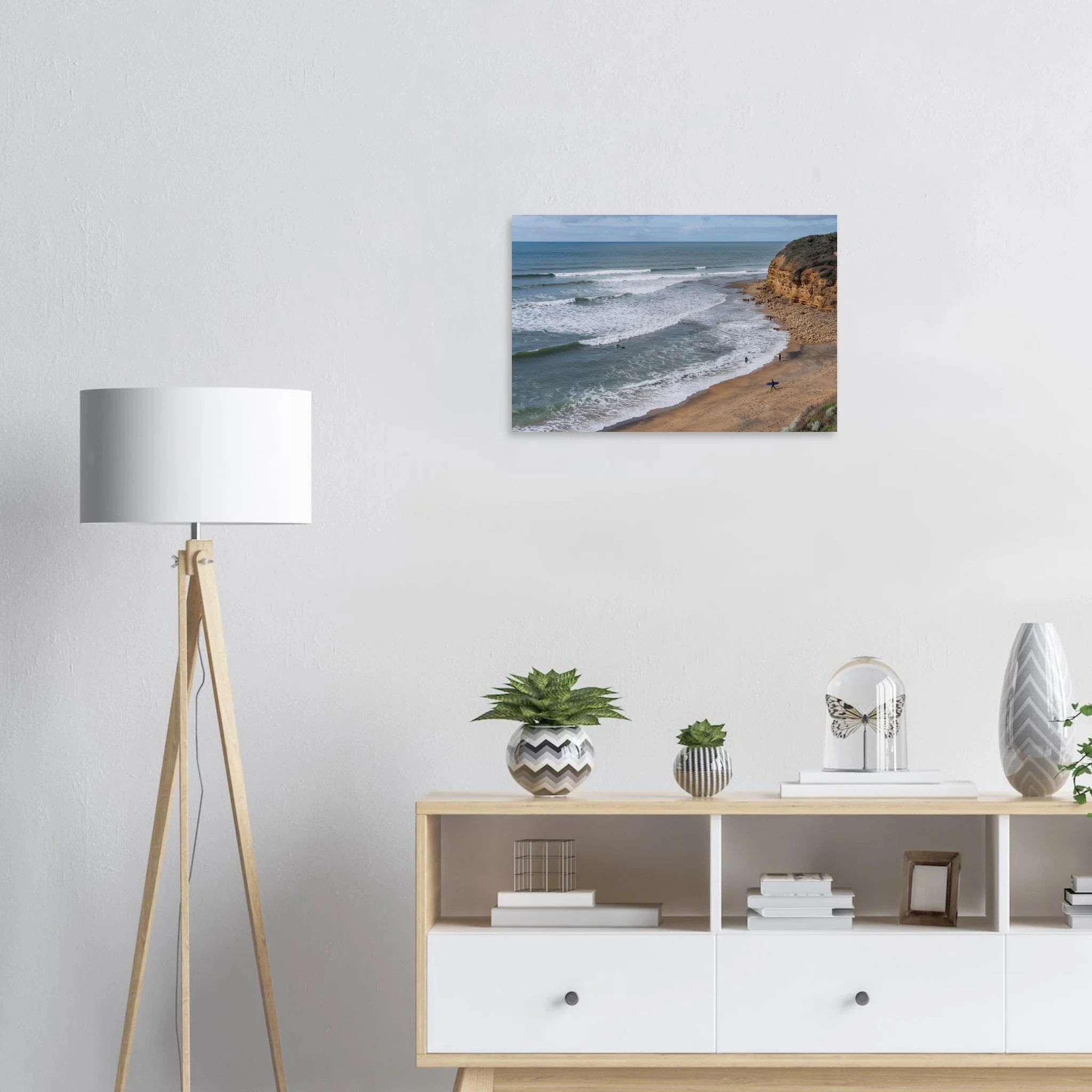 Torquay, Australien – Heimat der Bells Beach und Sitz der Surfmarken Rip Curl und Quiksilver in Victoria. Poster.