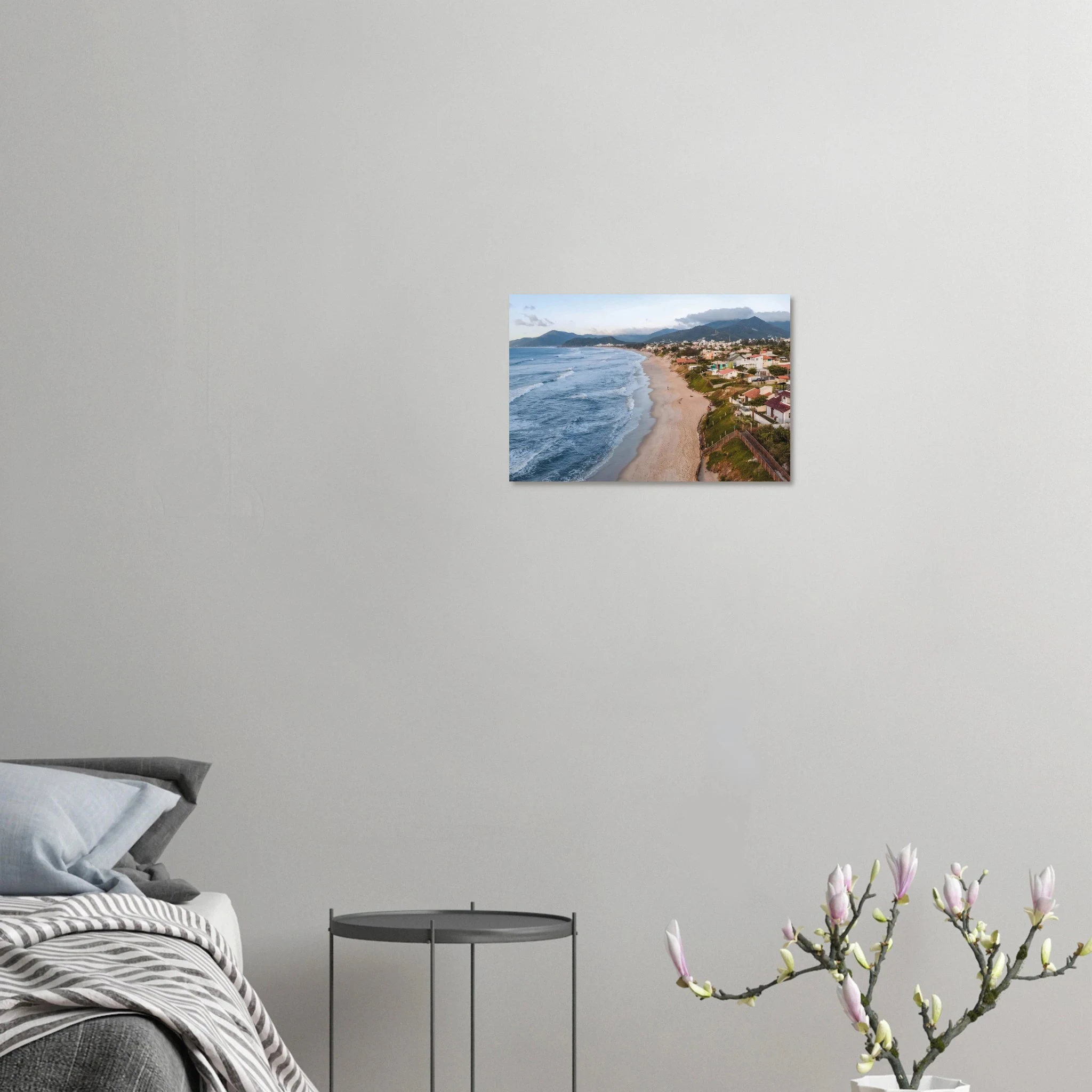 Florianópolis, Brasilien – Insel in Santa Catarina mit über 40 Stränden und Heimspot brasilianischer Pro-Surfer. Kunstdruck auf Alu-Dibond.