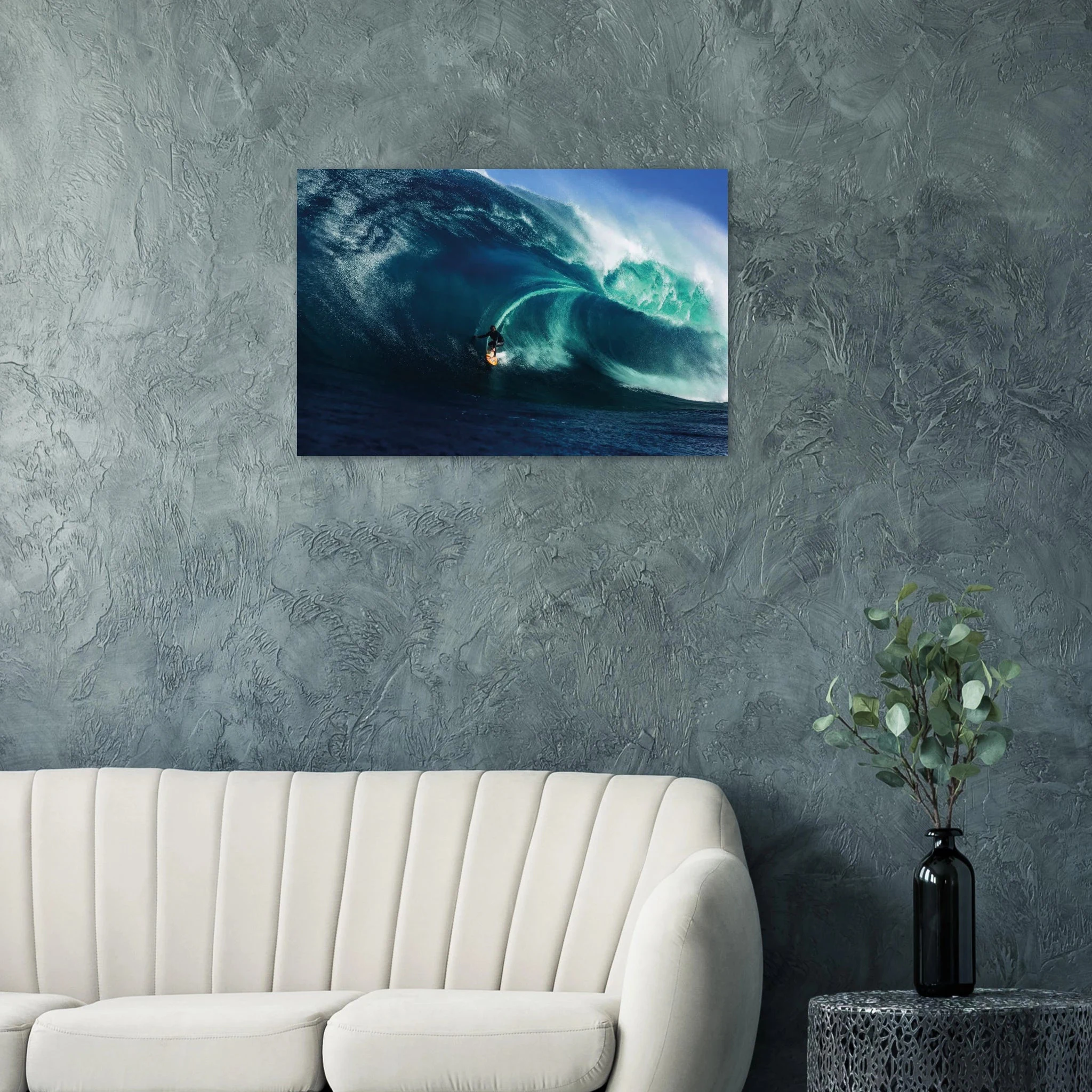 Margaret River, Australien – Westaustralische Region mit kräftigen Reefbreaks und mehreren Hai-relevanten Spots. Kunstdruck auf Alu-Dibond.
