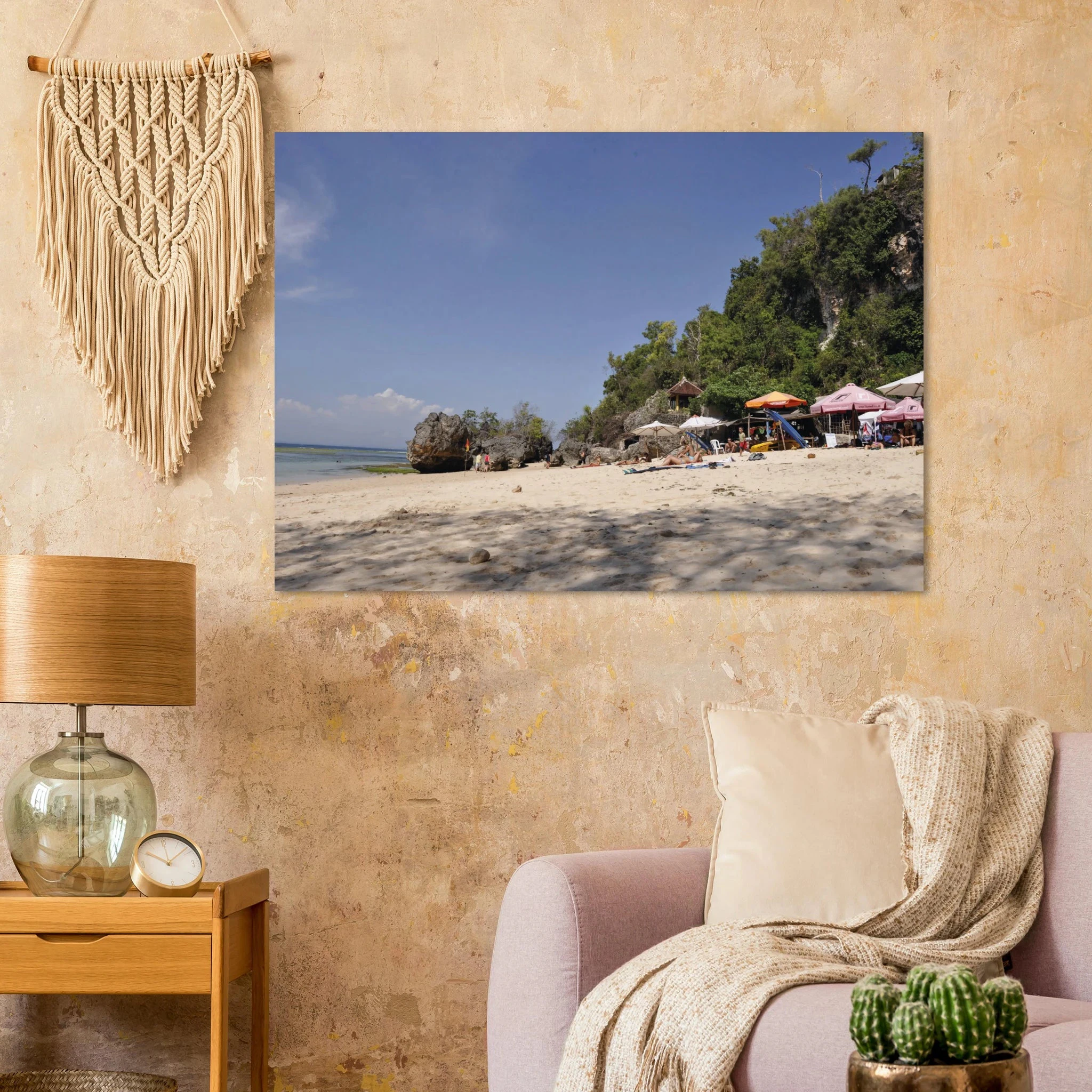 Padang Padang, Bali (Indonesien) – Linker Reefbreak auf der Bukit-Halbinsel, bekannt als balinesisches Pipeline-Pendant. Poster.