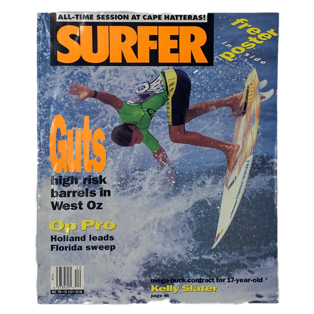 SURFER Magazin Dezember 1990 – Guts & Kelly Slater