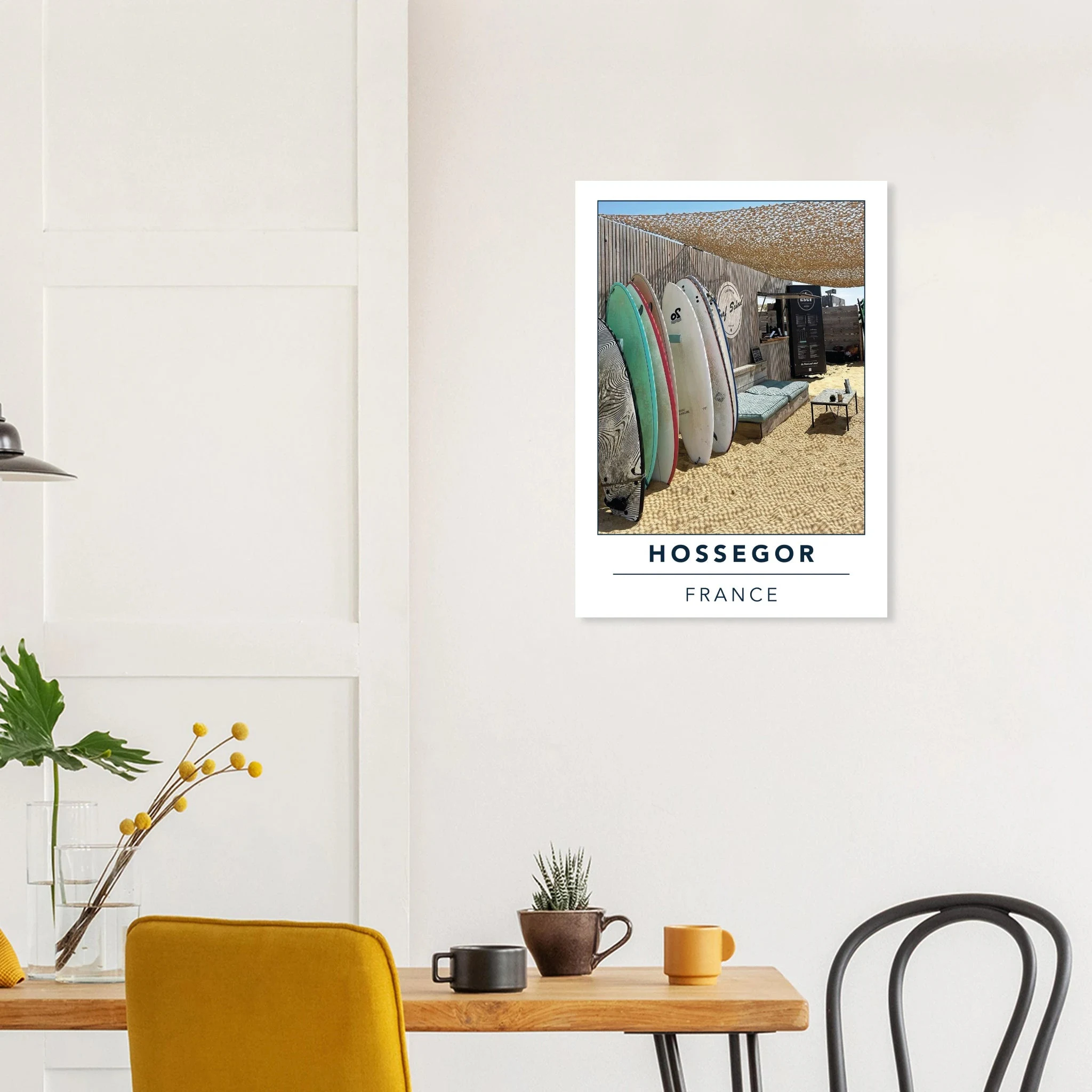 Hossegor, Frankreich – Beachbreak-Hotspot in den Landes, Austragungsort der WSL-Quiksilver-Pro-Wettkämpfe. Kunstdruck auf Alu-Dibond.
