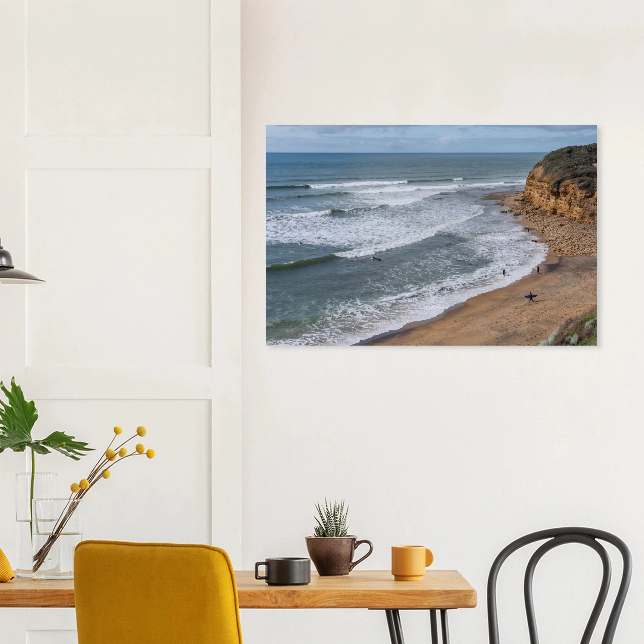 Torquay, Australien – Heimat der Bells Beach und Sitz der Surfmarken Rip Curl und Quiksilver in Victoria. Kunstdruck auf Alu-Dibond.