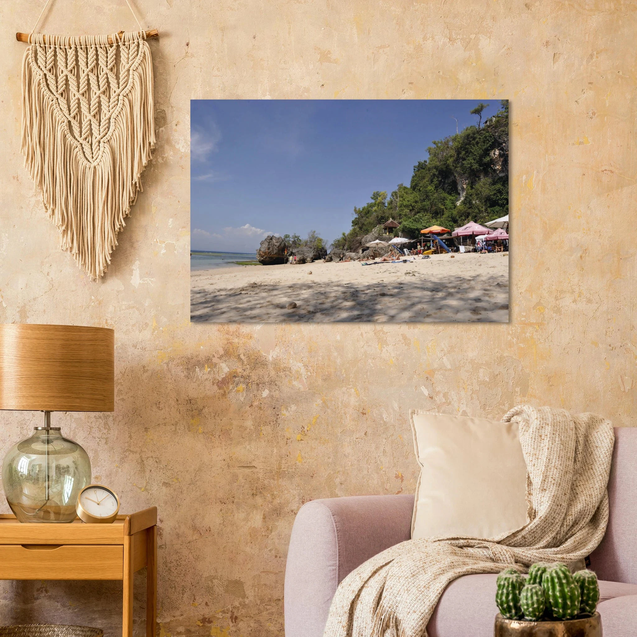 Padang Padang, Bali (Indonesien) – Linker Reefbreak auf der Bukit-Halbinsel, bekannt als balinesisches Pipeline-Pendant. Kunstdruck auf Alu-Dibond.