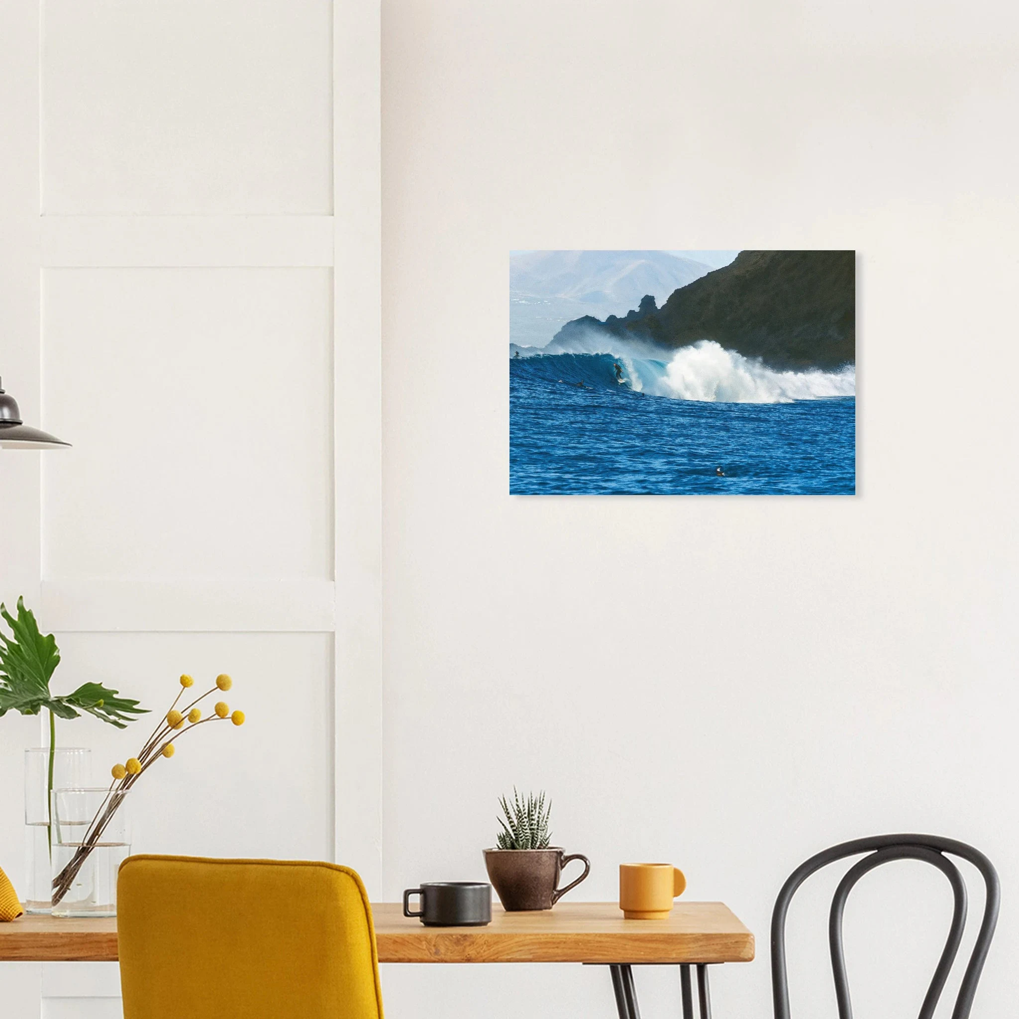 Fuerteventura, Spanien – Kanareninsel mit Vulkangestein-Reefbreaks im Norden und ganzjährig konstantem Atlantik-Swell. Poster.